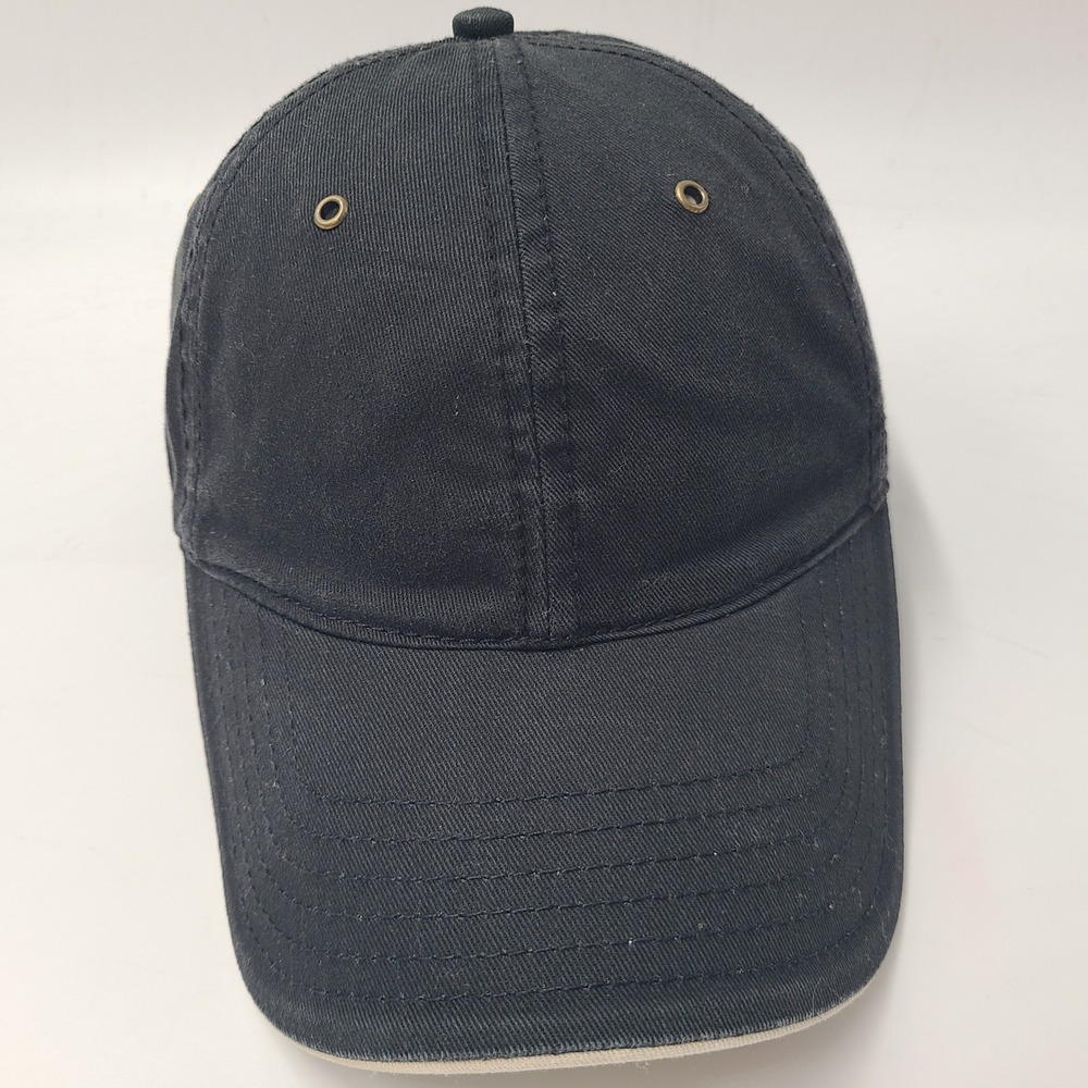 Levi Strauss Hat Strapback (Fits Small) Black Brown Leather Strap Casual Dad Men